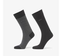 Chaussettes Hugo Boss 2-Pack Rs Minipattern Cc Black 43-46