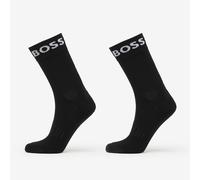 Chaussettes Hugo Boss Quarter-Length Socks in Stretch Fabric 2-Pack Black 39-42