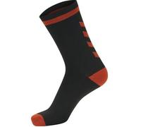 Chaussettes HUMMEL Elite Indoor Sock Low - Noir et Rouge 31/34