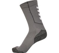 Hummel Chaussettes d'entraînement basses Hmlpro Gris acier/Blanc 47-50 Mixte