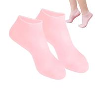 Chaussettes hydratantes en silicone, chaussettes pour femmes,Chaussettes à pied liquide en silicone liquide respectueuse de la peau | Ergonomic U-Shape Cover Care for Birthday New Year