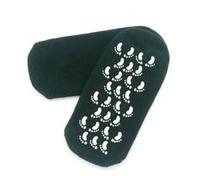 Chaussettes hydratantes en silicone pour pieds, design enveloppant, effet hydratant amélioré, pieds réparateurs, points antidérapants sur le dessous, stabilité améliorée (1 pièce)