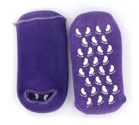 Chaussettes hydratantes en silicone pour pieds, design enveloppant, effet hydratant amélioré, pieds réparateurs, points antidérapants sur le dessous, stabilité améliorée (1 pièce)