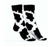 Chaussettes Hydratantes Microencapsulées à l'Aloe Vera "Vache" - Sanosoin | Beurre de Karité et Vitamine E | Soins des pieds | Taille 35-40