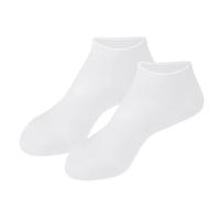 Chaussettes hydratantes pendant la nuit spa coton chaussettes de coton Réparation intensive des pieds craquelés secs blanc l
