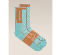 Chaussettes Icebreaker Blend Run+ Ultralight Crew bleu orange (1 paire) - L