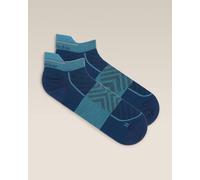 Chaussettes Icebreaker Blend Run+ Ultralight Micro bleu (1 paire) - S