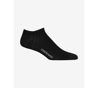Chaussettes Icebreaker Lifestyle Fine Gauge Crew noir blanc - S