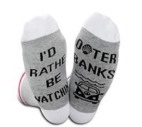 Chaussettes « I'd Rather Be Watching » pour homme et femme, Watching Outer Banks EU, M