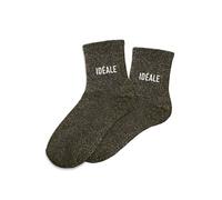 STC Chaussettes Idéale noires pailletées