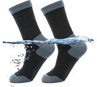 Chaussettes Imperméables, Chaussettes D’Aventure pour Hommes Et Femmes, Chaussettes Respirantes, Chaussettes Chaudes pour Le Ski, Les Sports Nautiques, La Randonnée, L, Black & Grey, L