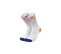 Chaussettes incylence crystals blanc violet orange