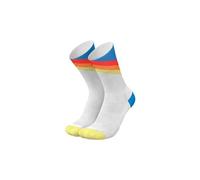 Chaussettes incylence grades blanc bleu inferno