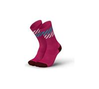 Chaussettes incylence merino light lanes rose rouge