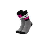 Chaussettes incylence merino light strive gris rose