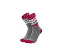 Chaussettes incylence merino strive gris rose