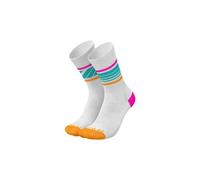 Chaussettes incylence running party pace blanc cyan