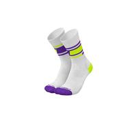 Chaussettes incylence running race day blanc violet