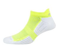 Chaussettes invisible BK 1.2 Bike Footie Zip blanc/jaune XL