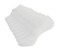 Chaussettes Invisibles Homme Femme Basses et Courtes en Coton Socquettes fines et élastiques 39-42 43-46 (FR/ES, Numérique, 39, 42, Taille normale, Taille normale, Blanc 5 paires)