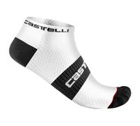 Chaussettes Castelli Lowboy 2 blanc noir - L-XL