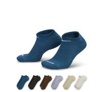 Chaussettes invisibles Nike Everyday Plus Cushioned (x6) Bleu 38/42 Unisex