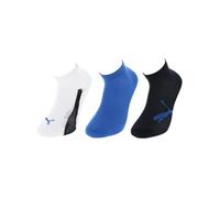 Chaussettes invisibles Puma Winner nvy/wht/st 3 pairs Bleu marine / bleu nuit Taille : 31-34 Bleu marine / bleu nuit