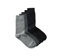Jack & Jones Chaussettes JACJENS NOOS Lot de 5 Homme Gris/Gris foncé/Noir Taille unique