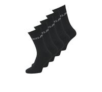 Jack & Jones Chaussettes de tennis JACREGEN NOOS – Lot de 5 Noir Taille unique