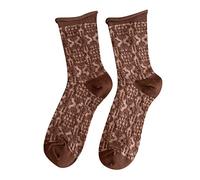 Chaussettes japonaises à bout unique pour femme, café, Taille unique