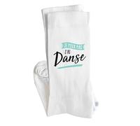 Chaussettes Je peux pas j’ai danse | Socks | Taille 36-40 | Idée Chaussettes Personnalisées Cadeau Fête Original Famille Travail Départ Collègue Retraite Noël.