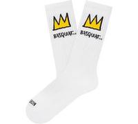 Chaussettes Jimmy Lion Athletic Basquiat Crown Taille M Blanc Blanc E
