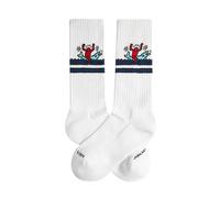 Chaussettes Jimmy Lion Athletic Keith Haring Dolphin Blanc 36/40