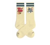 Chaussettes Jimmy Lion Athletic Tom and Jerry Heads Jaune 41/46