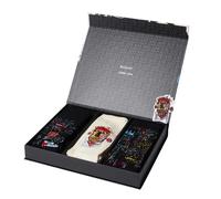 Chaussettes Jimmy Lion Basquiat (x3) Blanc 36/40