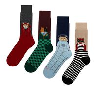 Chaussettes Jimmy Lion Cat Nights (x4) Multicolore 41/46