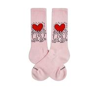 Chaussettes Jimmy Lion Keith Haring Heart Rose 41/46