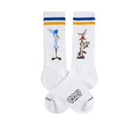 Chaussettes Jimmy Lion Road Runner vs Coyote Blanc 36/40