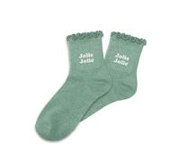 Chaussettes Jolie Jolie Pour Fillette Paillettes À Feston Vert