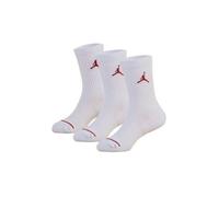 Chaussettes - JORDAN - Crew 3 pack - Blanc et Rouge - Confortables - Taille 27-35