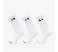 Chaussettes Jordan Essentials Crew Socks 3-Pack White/ Black XL