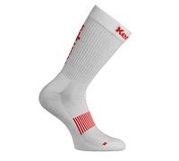 Kempa Chaussettes Logo Classic Homme Blanc/Rouge Taille 31-35