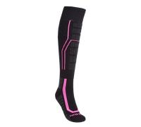 Klim Solstice 2.0 Chaussettes de motoneige pour dames, noir-gris-rose, taille L pour femmes