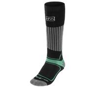 Chaussettes Kobuk Ski Socks FreeNord - Black/Green 39-42