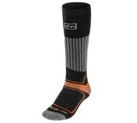 Chaussettes Kobuk Ski Socks FreeNord - Black/Orange 35-38