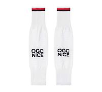 Chaussettes Kombat Spolf Pro Home OGC Nice 25/26 Blanc Blanc 47/49
