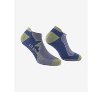 Chaussettes La Sportiva Climbing bleu vert - M