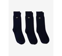 Chaussettes Lacoste Basic Crocodile bleu marine (3 paires) - 39-42