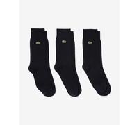 Chaussettes Lacoste Basic Crocodile noir (3 paires) - 43-46