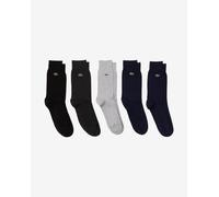 Chaussettes Lacoste Cotton noir gris foncé gris clair bleu marine (5 unités) - 43-46